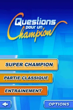 Questions pour un Champion - Le Jeu Officiel - Edition Speciale 20 Ans (France) screen shot title